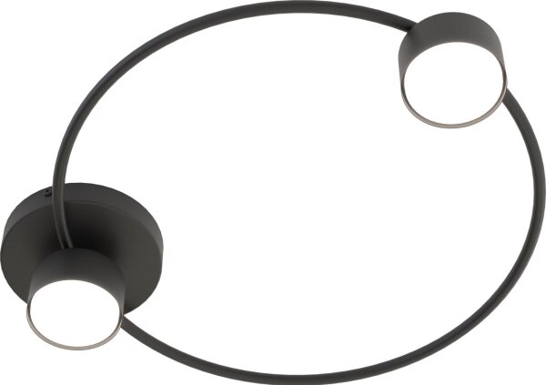 Плафон LUCIO 2xGX53/12W/230V черен