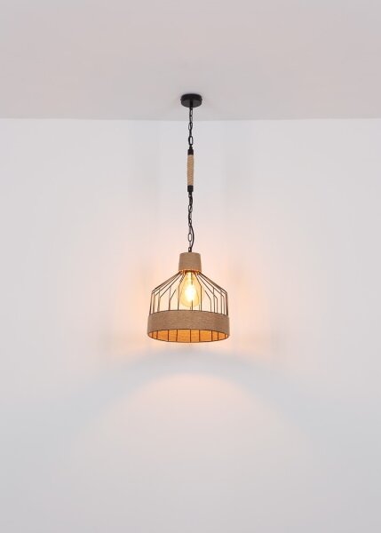 Globo 15674H1 - Висящ полилей HALIA 1xE27/60W/230V