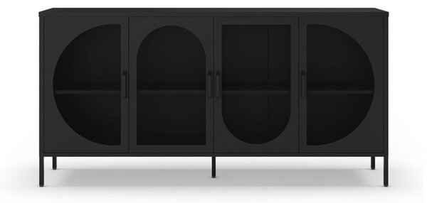 Черен скрин 160x90 cm Tayra – Marckeric