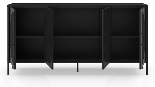 Черен скрин 160x90 cm Tayra – Marckeric