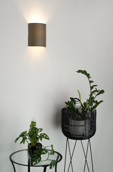Brilagi - Стенно осветително SEMI 1xE27/15W/230V, Ø 20 см, кафяво