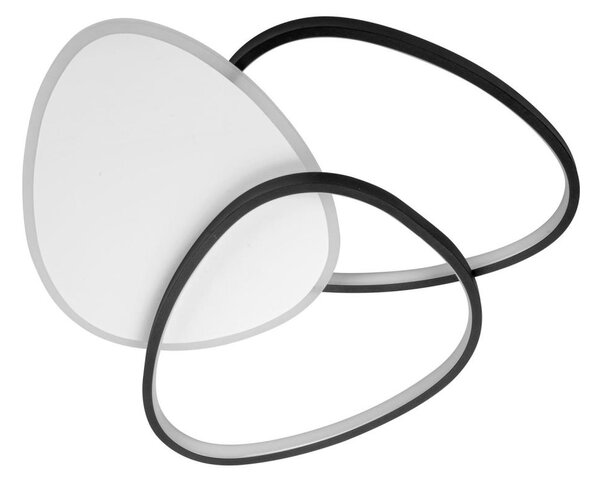 LED Плафониера LED/82W/230V 3000-5000K черен/сив