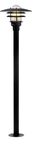 Nordlux - Екстериорна лампа LONSTRUP 1xE27/60W/230V IP44 черен 116 см