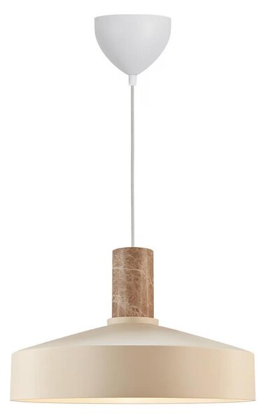 Nordlux - Пендел ELVAS 1xE27/60W/230V Ø 37,5 см бежов