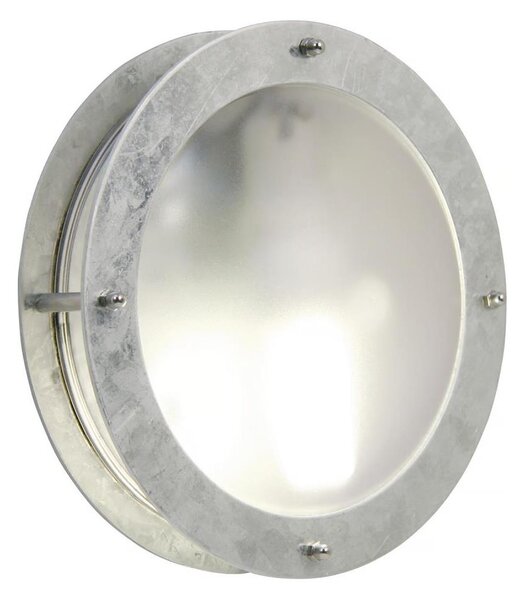 Nordlux - Екстериорен аплик MALTA 1xE27/60W/230V сребрист