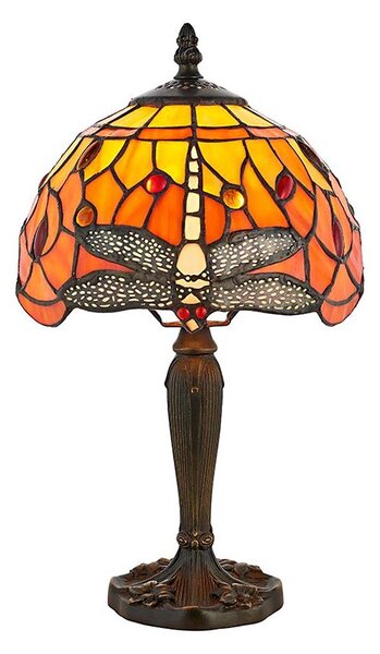 Endon 64091 - Настолна лампа Tiffany DRAGONFLY 1xE14/40W/230V Ø 20 см