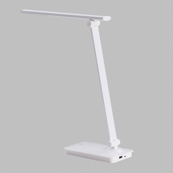 ONLI - LED Димируема настолна лампа WITH USB порт DESKI LED/7W/230V 4000K бял