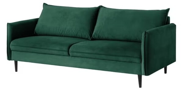 Тъмнозелен кадифен диван 203 cm Juli – Ropez
