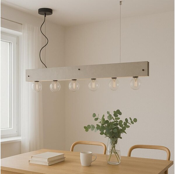 ONLI - Пендел ARGO 6xE27/22W/230V сив