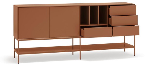Скрин в тухлен цвят 220x98x45 cm Platt – Teulat