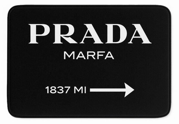Черни кадифени килими за баня в комплект 2 бр. 60x100 cm Prada – Mila Home