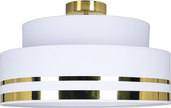 Плафон TAMI 1xE27/60W/230V Ø 40 см бял/златист