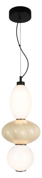 LED Пендел ASCOLI LED/18W/230V Ø 20 см бежов