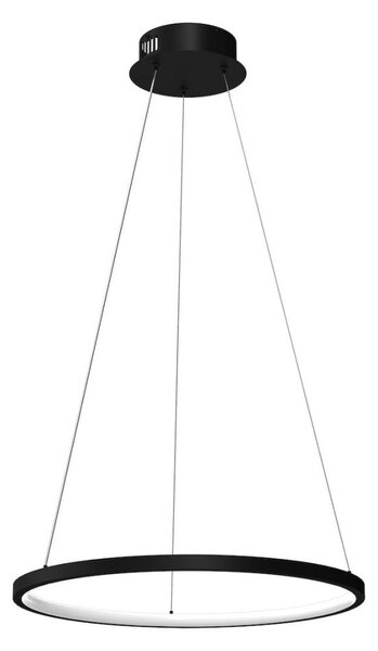 LED Пендел HOOP LED/27W/230V Ø 50 см 4000K черен