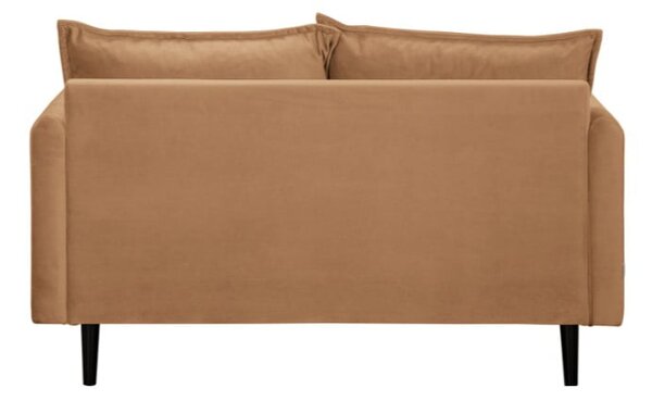Кафяв кадифен диван 138 cm Juli – Ropez