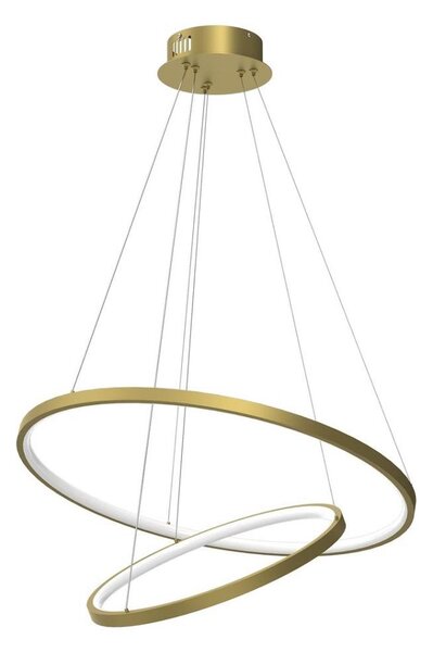 LED Пендел HOOP LED/51W/230V Ø 60 см 4000K златист