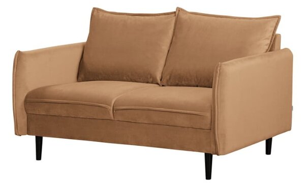 Кафяв кадифен диван 138 cm Juli – Ropez