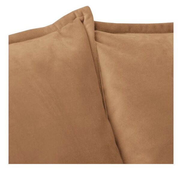 Кафяв кадифен диван 138 cm Juli – Ropez