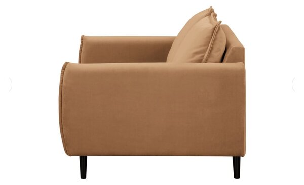 Кафяв кадифен диван 138 cm Juli – Ropez