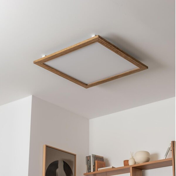 Eglo - LED Панел за повърхностен монтаж SALOBRENA-RW WOOD LED/34W/230V 2700/4000K кафяв
