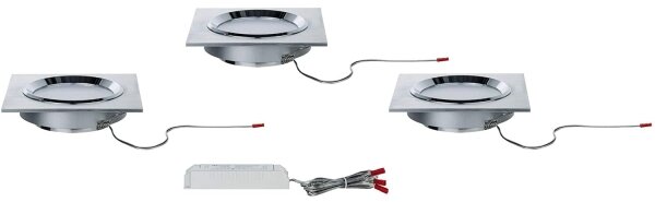 Paulmann 92696 - К-кт 3xLED/8W Димируема лампа за вграждане DICE 230V