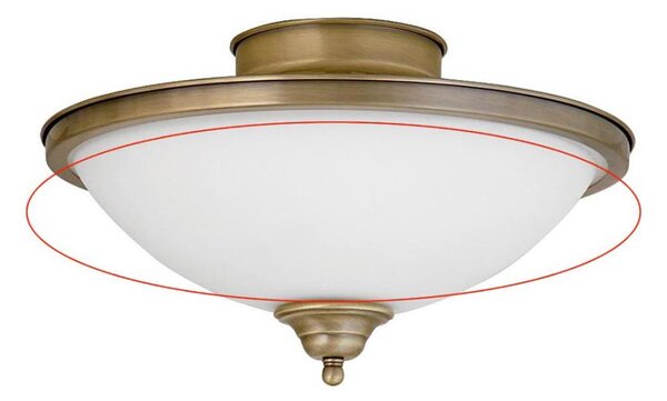 Rabalux - Резервно стъкло за таванен осветител ELISETT E14