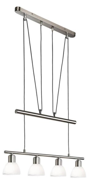 LED Пендел MATTES 4xE14/4W/230V 3000K лъскав хром