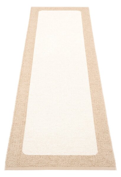 Бежова и кремава пътека за открито и закрито 70x240 cm Ilda Beige – Pappelina