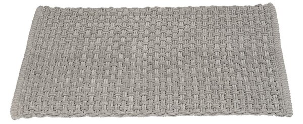 Сив текстилен килим за баня 50x80 cm Ecoli – Wenko