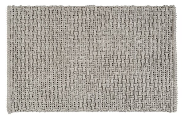 Сив текстилен килим за баня 50x80 cm Ecoli – Wenko