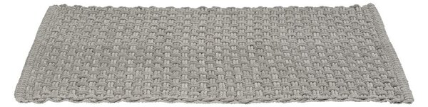 Сив текстилен килим за баня 50x80 cm Ecoli – Wenko