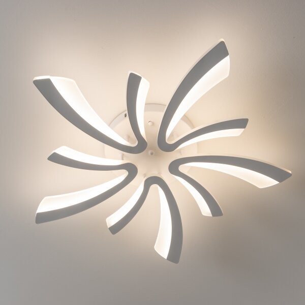 Brilagi - LED Димируем полилей за повърхностен монтаж TWIST LED/55W/230V 3000-6500K бял + д.у
