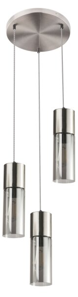 Globo 21000-3HN - Пендел ANNIKA 3xE27/25W/230V Ø 30 см хром