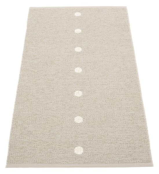 Бежов и кремав килим за открито и закрито 70x140 cm Peg Linen Vanilla – Pappelina