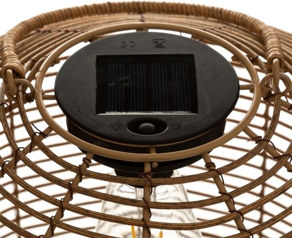 Atmosphera - LED соларна лампа CUBA LED/1,2V 800 mAh IP44 ратан