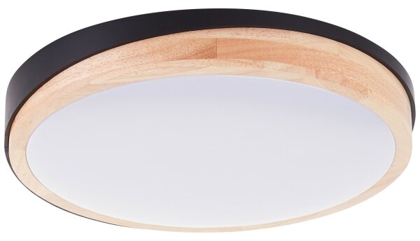 Brilliant - LED Димируем плафон BAARLO LED/24W/230V Ø 35 см черен