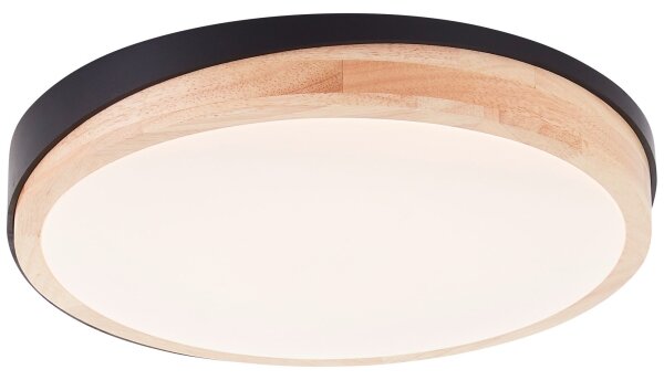 Brilliant - LED Димируем плафон BAARLO LED/24W/230V Ø 35 см черен