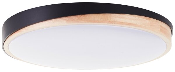 Brilliant - LED Димируем плафон BAARLO LED/36W/230V Ø 50 см черен + д.у