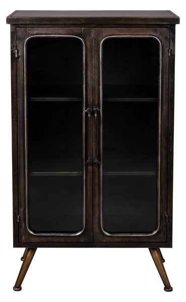 Черна метална витрина 60x100x35 cm Denza – Dutchbone