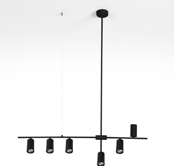 Brilagi - Полилей на кабел CRANE 6xGU10/30W/230V черен
