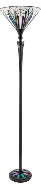 Endon 63933 - Подова лампа Tiffany ASTORIA 1xE27/60W/230V, диаметър 40 см