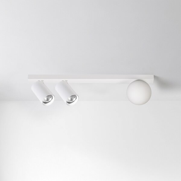 Brilagi - Точково осветително тяло SELE BALL 2xGU10/30W/230V + 1xG9/10W бяло