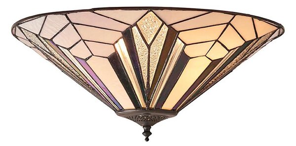 Endon 63935 - Таванно осветително тяло Tiffany ASTORIA 2xE27/60W/230V Ø 48 см