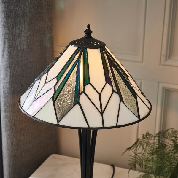 Endon 70365 - Настолна лампа Tiffany ASTORIA 1xE14/40W/230V, Ø 30 см