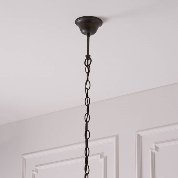 Endon 63937 - Полилей на верига Tiffany ASTORIA 1xE27/60W/230V Ø 40 см