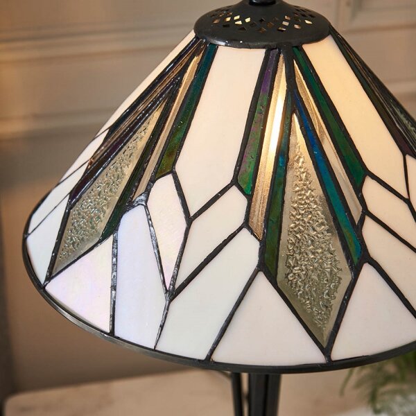 Endon 70365 - Настолна лампа Tiffany ASTORIA 1xE14/40W/230V, Ø 30 см