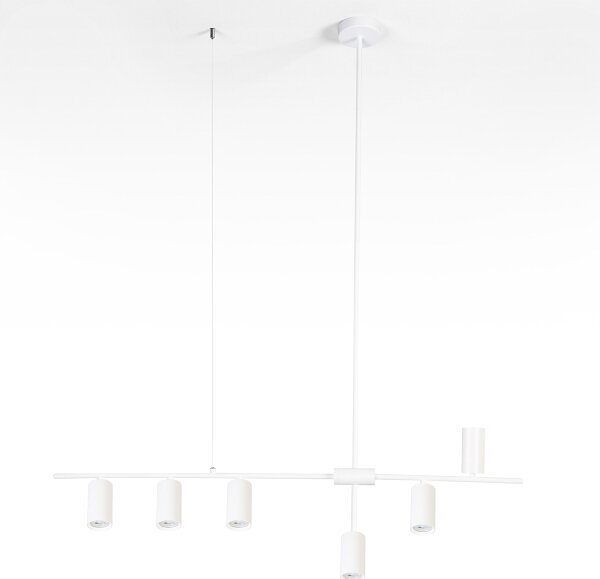 Brilagi - Полилей на кабел CRANE 6xGU10/30W/230V бял
