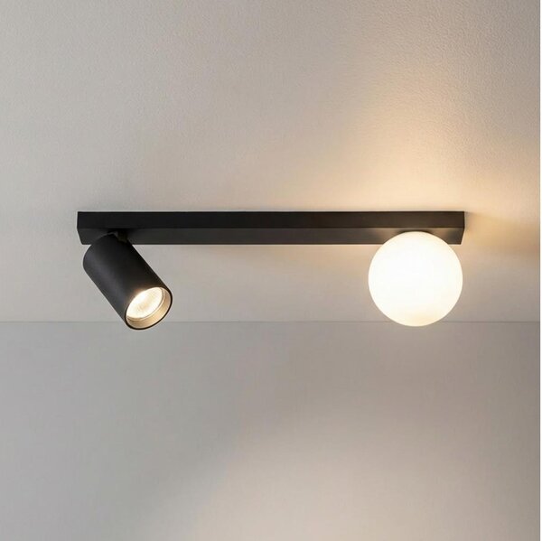 Brilagi - Точково осветително тяло SELE BALL 1xGU10/30W/230V + 1xG9/10W черно