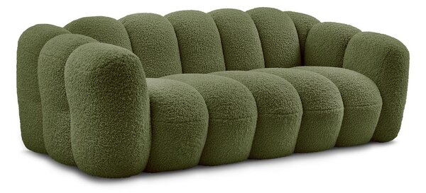 Зелен диван от прежда с примки от букле 232 cm Hippolyte – Bobochic Paris