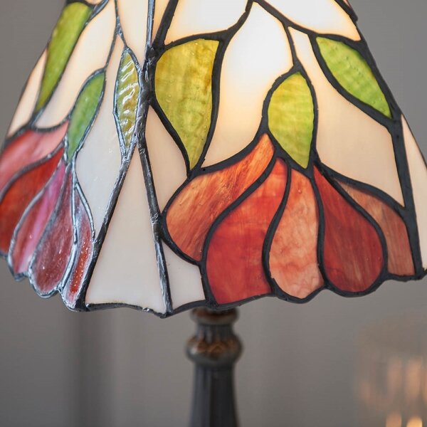 Endon 63963 - Настолна лампа Tiffany BOTANICA 1xE14/40W/230V Ø 16 см